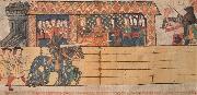 unknow artist Henry VIII jousting before Catherine of Aragon and her ladies at the tournament on 12 February painting